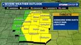 Risk for strong weekend storms; what needs to happen for them to turn severe 