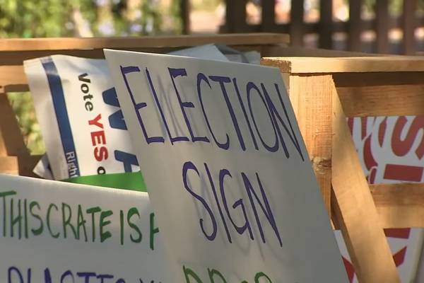Montgomery County offers free campaign sign recycling