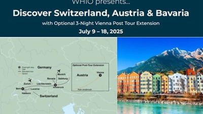 Travel to Switzerland, Austria, and Bavaria with Larry Hansgen