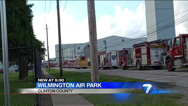 Man killed, 8 firefighters hurt after fire suppression foam fills hangar at Wilmington Air Park