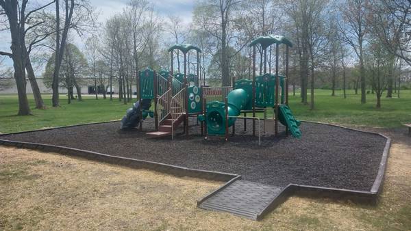 New playground structure made of recycled materials opens in Englewood