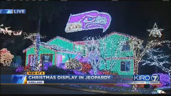 VIDEO: Christmas light display in jeopardy