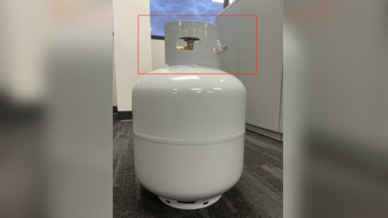 The Consumer Product Safety Commission has announced the recall of about 146,160 EVAS 20 lb. propane exchange cylinders because of a possible fire hazard.