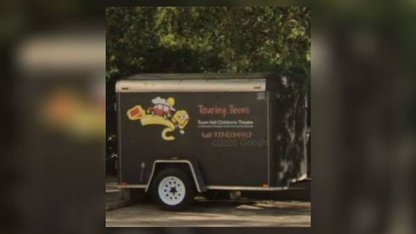 Children’s theater trailer stolen from local rec center; can you help? 