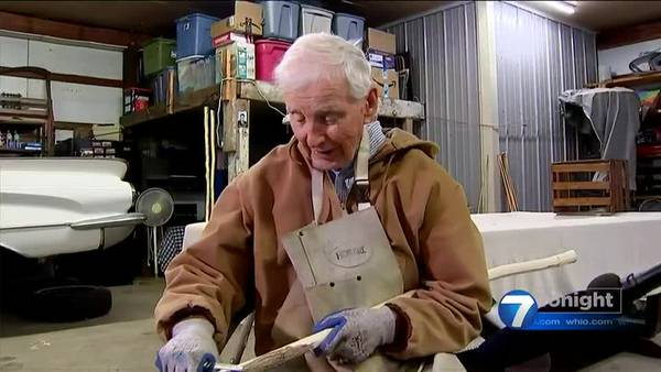 Making a Difference: 94-year-old veteran carves walking sticks to raise money for local food bank