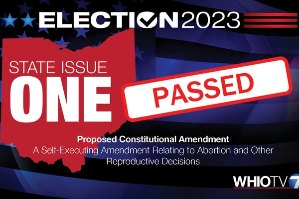 Ohio voters pass Issue 1 on abortion access 