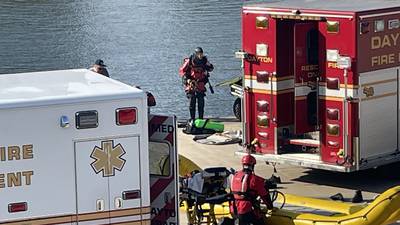 PHOTOS: Water rescue underway at Great Miami River 