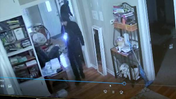 In-Home surveillance video released of Troy home break-in