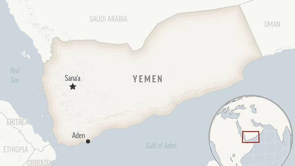 Likely missile attack by Yemen's Houthi rebels targets a ship in the Red Sea