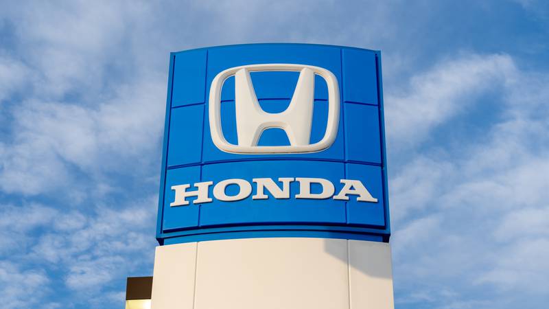 Honda sign.