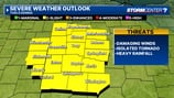 Chance for severe storms, localized flooding this evening 