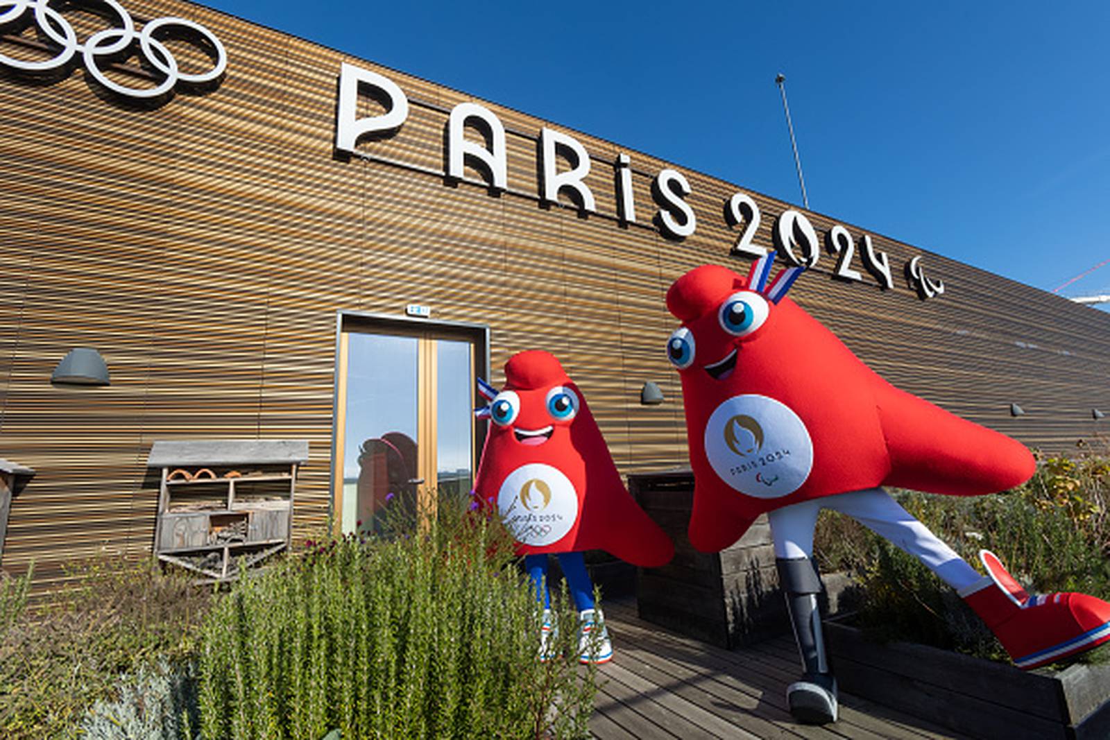 Photos The Phryges, Paris 2024 Olympic mascot WHIO TV 7 and WHIO Radio