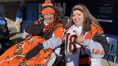 Area Bengals fan battling ALS, daughter making memories together as team makes playoff push