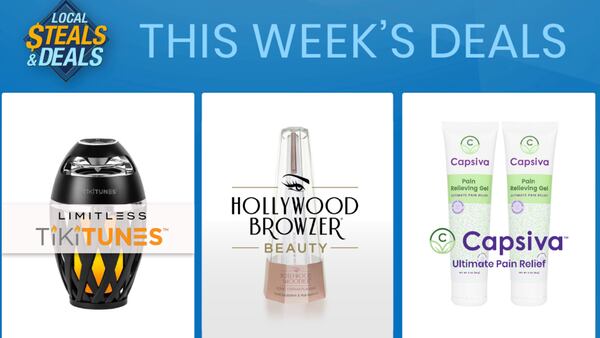 Local Steals and Deals: Save on top sellers Capsiva, Hollywood Browzer Beauty and TikiTunes