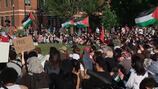 Hundreds of protesters disperse peacefully after Israel-Hamas war protest at Ohio State University