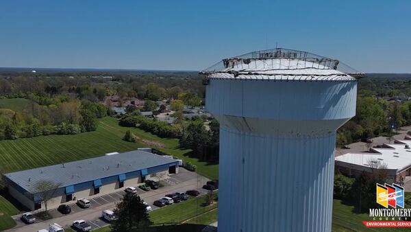 Rehab efforts on Centerville water tower underway
