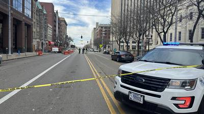 PHOTOS: Dayton Bomb Squad, police investigation near City Hall 