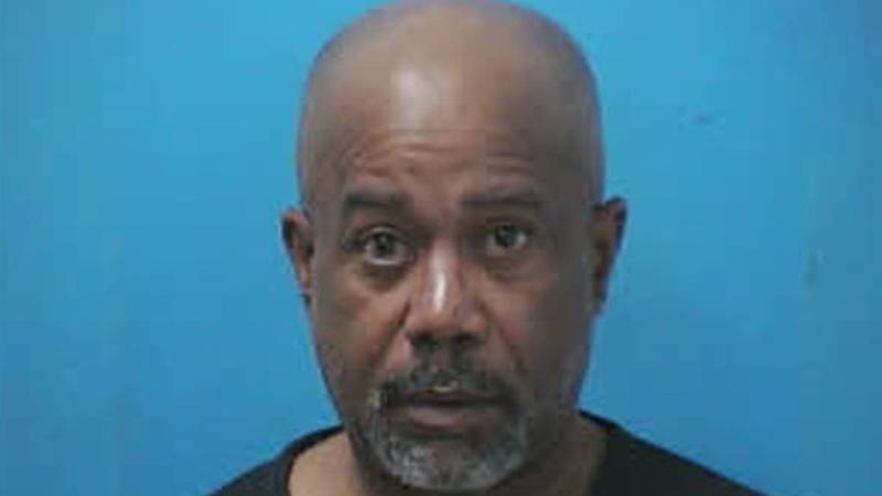 WILLIAMSON COUNTY, TN - FEBRUARY 01:  In this handout photo provided by the Williamson County Sheriff's Office, musician Darius Rucker is seen in a police booking photo after being arrested on misdemeanor drug charges on February 01, 2024 in Williamson County, Tennessee. (Photo by Williamson County Sheriff's Office via Getty Images)