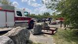 Rescue crews resume search for swimmer in Madison Lakes