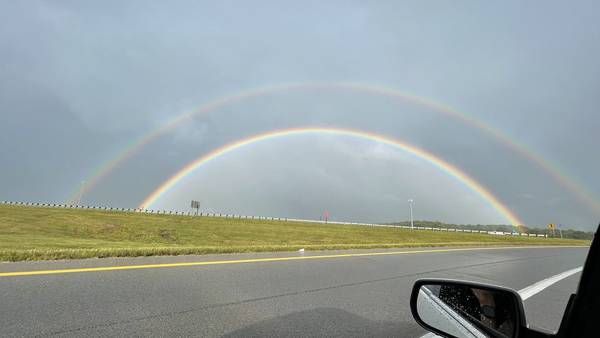 PHOTOS: Calm after the storms; Rainbows spotted across the region after Sunday's severe weather