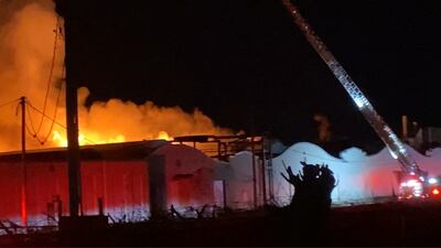 PHOTOS: Fire burn commercial building in Dayton