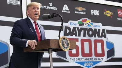 President Donald Trump becomes grand marshal at Daytona 500