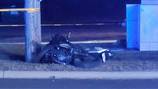 Motorcyclist crashes into pole in Trotwood Saturday night