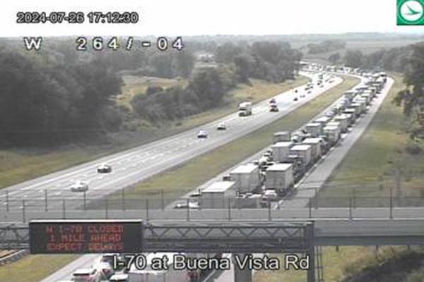 TRAFFIC ALERT: I-70 WB reopens in Clark County after crash 