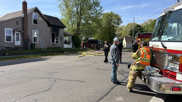 PHOTOS: 2 injured in Troy house fire