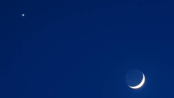 Venus stays close to the Moon this week