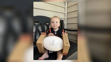 ‘Fan for life;’ 1-year-old Bengals fan named after Joe Burrow gets birthday gifts from team
