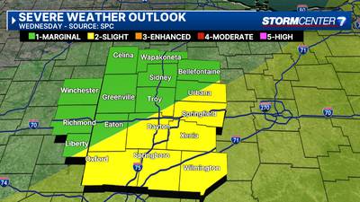 Strong storms possible later today with damaging winds, hail