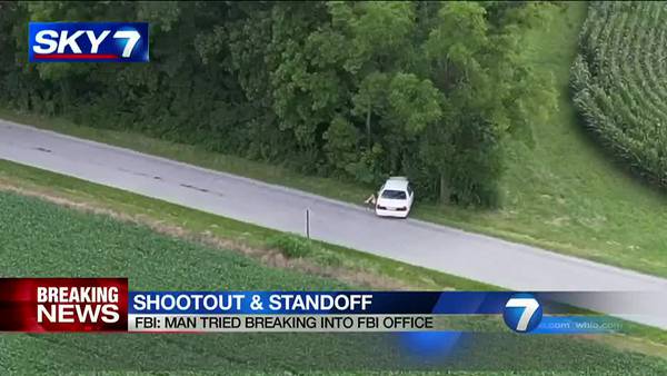 Suspect who tried to breach FBI office in Cincinnati is shot dead to end  standoff in Clinton County