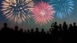 Night of fireworks follows rainy afternoon and evening for many to usher in July 4 holiday