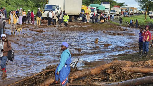 At least 40 people die in western Kenya after a dam collapses following heavy rains