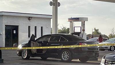 PHOTOS: Crews respond to shooting at gas station in Dayton