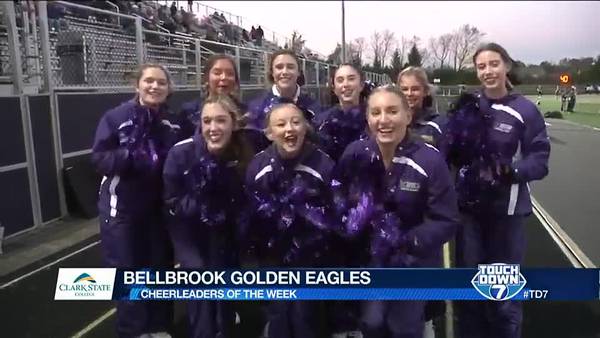 Week 12: Bellbrook Golden Eagles Cheerleaders