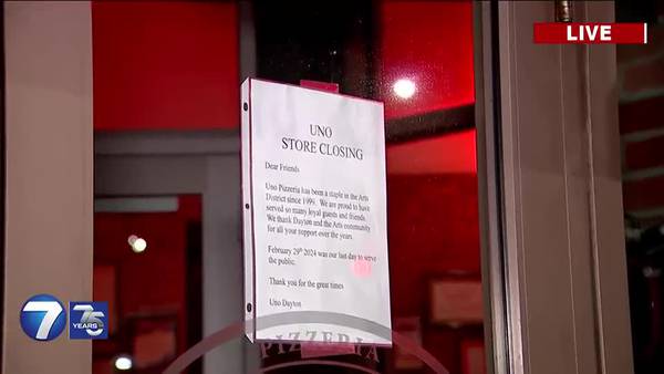 Uno Pizzeria closes downtown Dayton location after 25 years