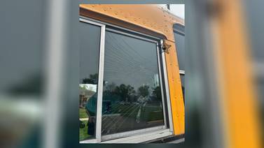 Man allegedly punches window of Ohio school bus full of children 