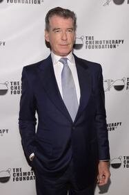 NEW YORK, NY - NOVEMBER 07: Chemotherapy Foundation honors Actor, Producer and Philanthropist, Pierce Brosnan with Humanitarian Award during Innovation Gala at Russian Tea Room on November 7, 2018 in New York City. (Photo by Ben Gabbe/Getty Images for Chemotherapy Foundation)