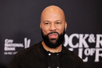 NEW YORK, NEW YORK - NOVEMBER 03: Common attends the 38th Annual Rock & Roll Hall Of Fame Induction Ceremony at Barclays Center on November 03, 2023 in New York City. (Photo by Theo Wargo/Getty Images for The Rock and Roll Hall of Fame )