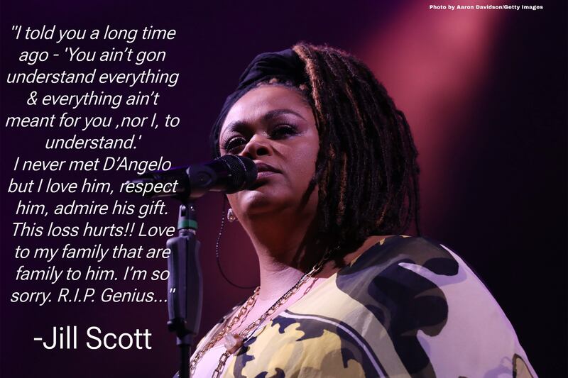 Celebrities Pay Tribute to D'Angelo