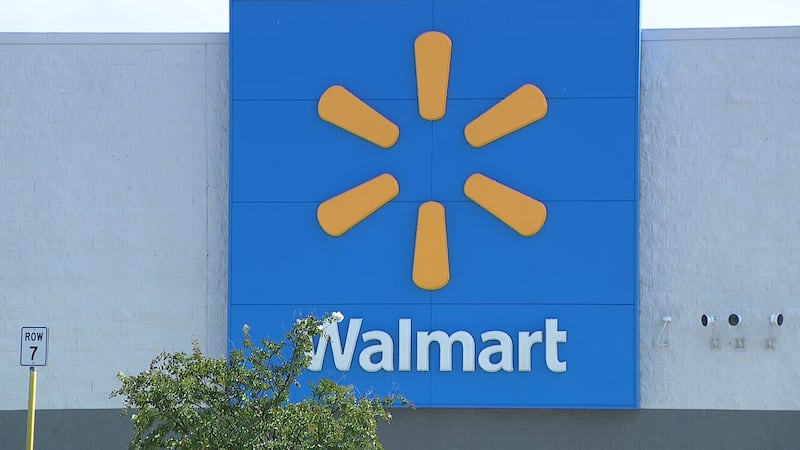 Officers evacuating shoppers at Moraine Walmart