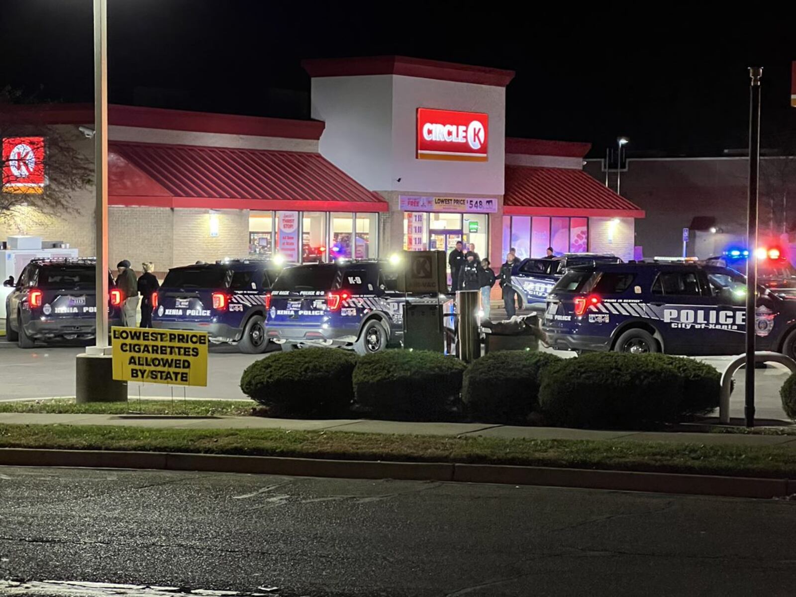 2 in custody after large police investigation at Xenia gas station ...