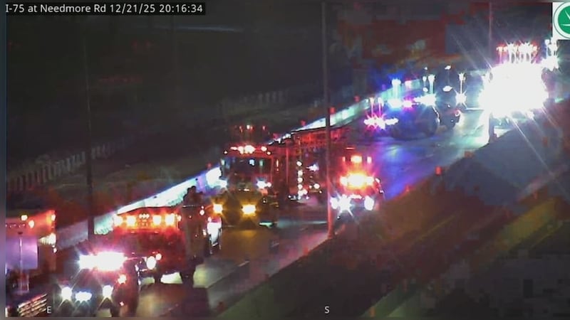 Right lane closed due to crash on I-75 in Montgomery County