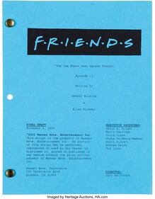 "Friends" scripts