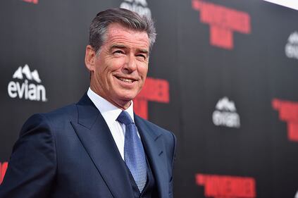HOLLYWOOD, CA - AUGUST 13: Actor Pierce Brosnan arrives to the World Premiere of Relativity Media's "The November Man" at the TCL Chinese Theatre on August 13, 2014 in Hollywood, California. (Photo by Alberto E. Rodriguez/Getty Images)