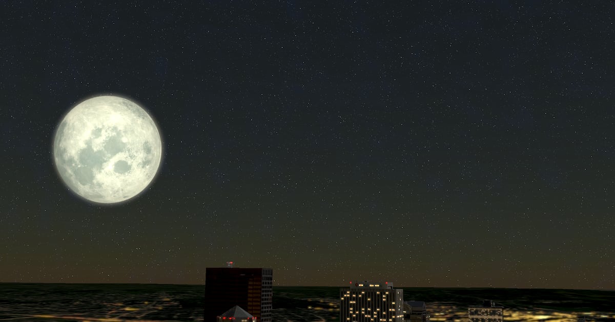 Why tonight’s full moon is considered a “blue moon”