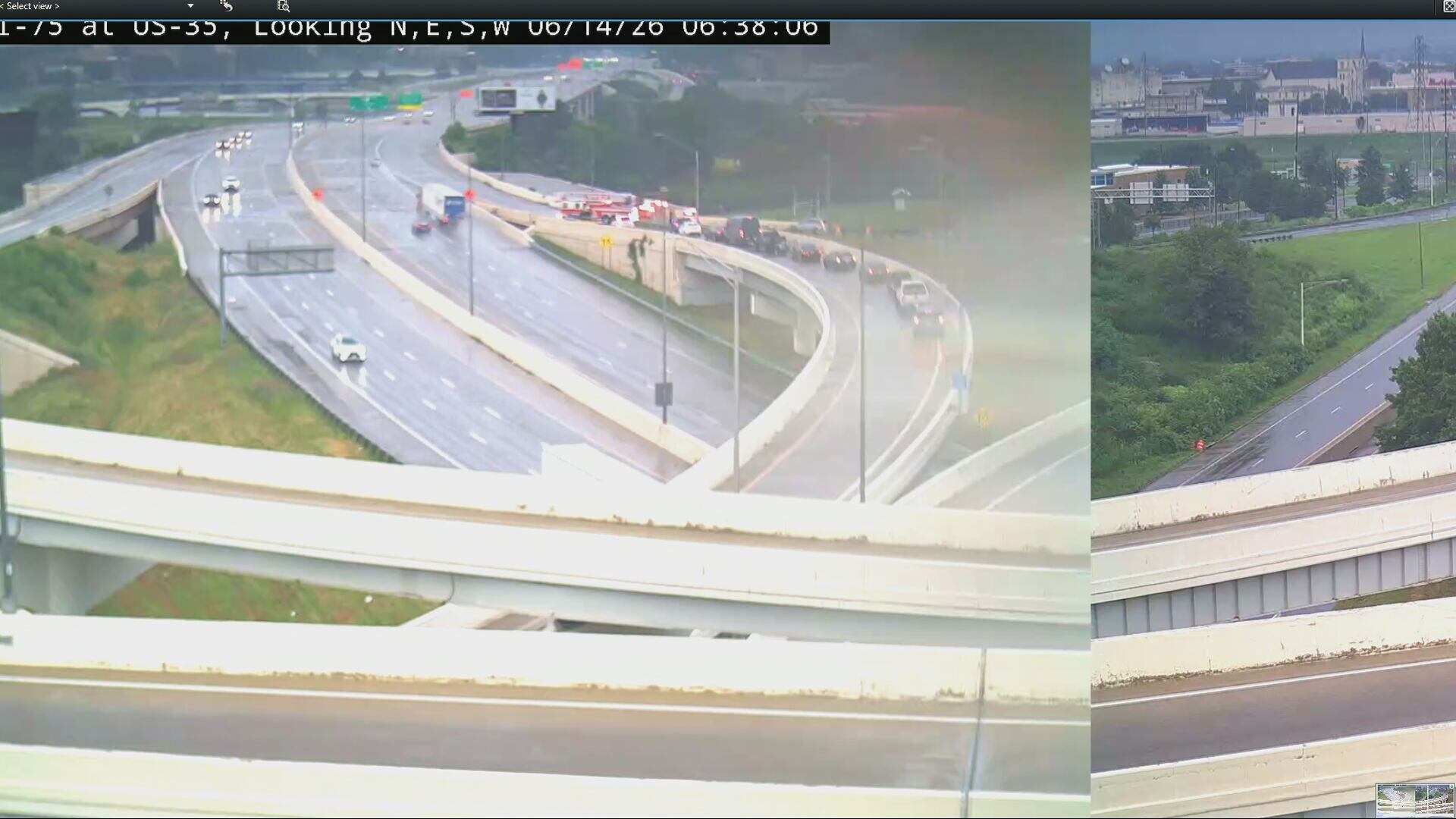 Injuries reported in early morning interstate ramp crash