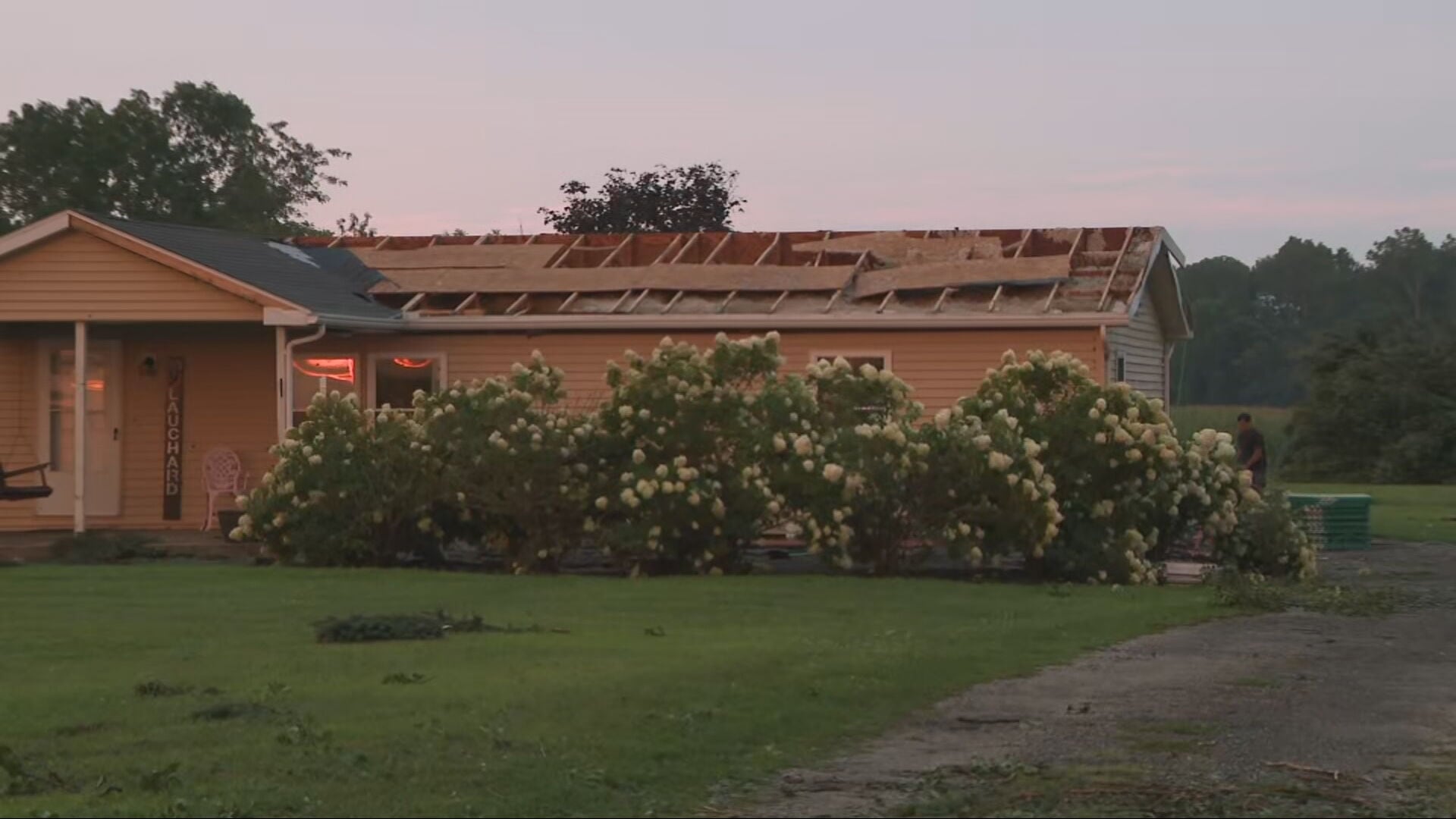 Damage cleanup continues in Champaign County after Tuesday storms
